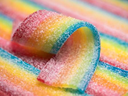 Kæmpe Regnbue Candy Bar: En Livlig, Sød Godbid